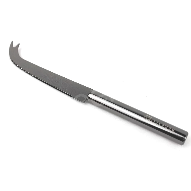 Заказной брендовый металлический черный зубчатых столовых ножей для сыра из нержавеющей стали оригинальная новинка декоративные настольные лампы черный ножей для сыра