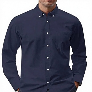 Camisa de Diseño Exclusivo de Alta Calidad con Logotipo Personalizado, Camisa de Marca Personalizada al por Mayor OEM, Camisa Formal Blanca de Manga Larga para Hombre - Product Image 3