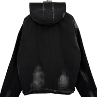 C'est beaucoup de sweat-shirt pour homme en molleton Terry délavé à l'acide, effet vieilli, déchiré, craquelé et usé, style vintage et délavé au soleil.