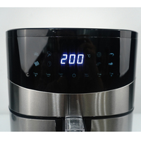 Penggorengan Udara Dapur 1500W 6.0L Kontrol Sentuh Timer Pengaturan 120 Menit 80 hingga 200 Derajat Celcius untuk Kantor dan Dapur KA23016