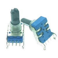 Potentiomètre rotatif DB-11KV-1 à film de carbone, axe isolé, 4 broches, 11 mm, a103 a503
