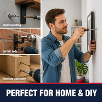 Kit de vis et chevilles murales – Vis autotaraudeuses multi-tailles et chevilles en plastique pour la réparation domestique et le montage mural – Vente en gros
