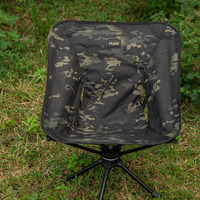 Chaise pliante moderne en aluminium, rotative, portable, ultralégère, compatible sac à dos, pour camping et utilisation en salle de sport, vente en gros