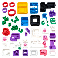 Moulage par injection plastique électronique personnalisé OEM ODM, pièces d'encastrement en ABS PC, fabrication professionnelle, service de moulage par injection