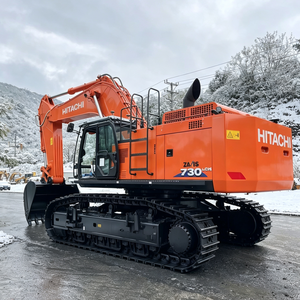 Excavadora de orugas ZX730 de gran tamaño con cazo para roca engrosado para excavación de sobredrenaje en grandes yacimientos abiertos - Product Image 4
