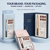 Vantrend Beauty Anfängerfreundlicher Nagelbohrer 25000RPM Kabellos Wiederaufladbar 5 Geschwindigkeiten E-File-Set Maniküre Pediküre Heimgebrauch