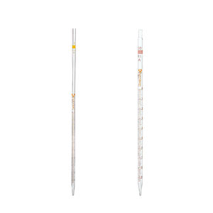 Pipet pengukur kaca, <span class=keywords><strong>Lab</strong></span> 0.1ml 0.2ml 0.5ml 1ml 2ml 3ml 5ml 10ml Transfer Pipet kaca pengukur dengan garis skala - Product Image 2