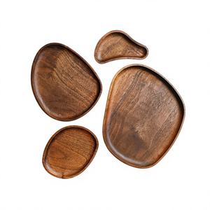 Bandeja Rectangular Desechable de Madera Estilo Japandi Ecológica a Bajo Precio para Regalos, Uso Doméstico, Té, Frutas, Verduras, Postres - Product Image 1