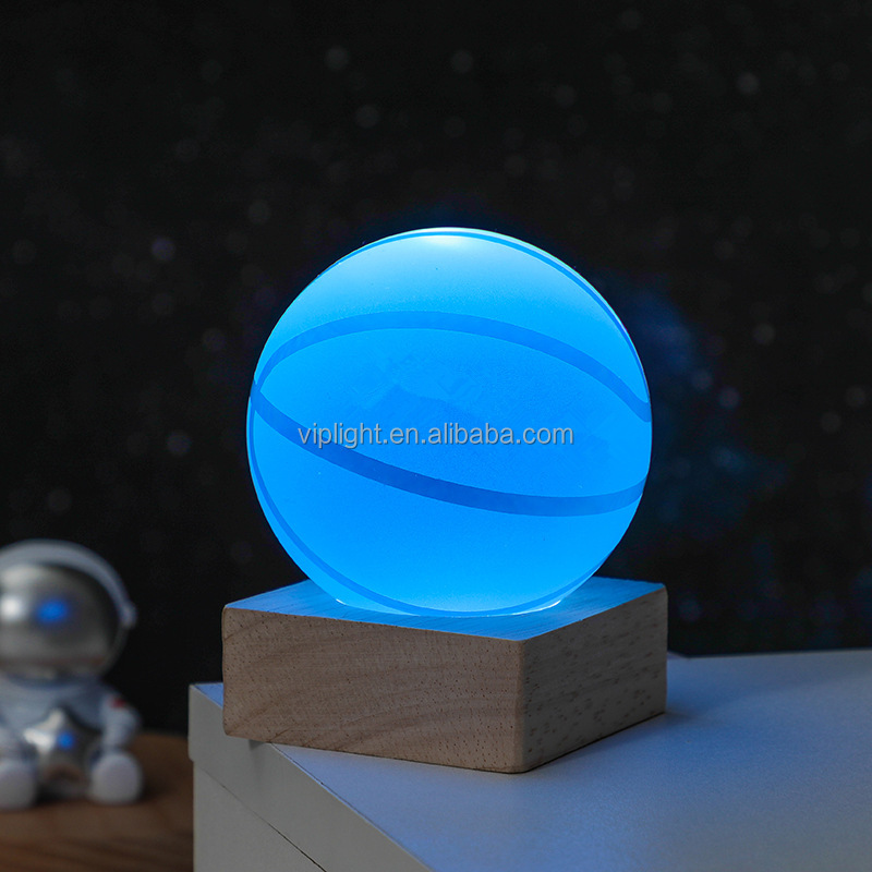 HONPHIER Sfera di Cristallo 3D L'albero Della Vita Lampada d'atmosfera Lampada Sfera LED Luci Notturne per Camera da Letto, Soggiorno, Ufficio, Decorazioni per Casa Regali per Festival
