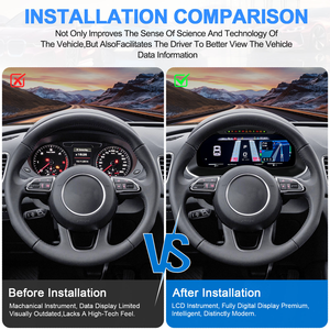 Navihua para Audi Q3 2012-2018, Nuevo Diseño de Panel de Instrumentos Digital para Automóvil, Sistema Linux, Carplay, Velocímetro Automático, Pantalla LCD, Panel de Instrumentos - Product Image 6