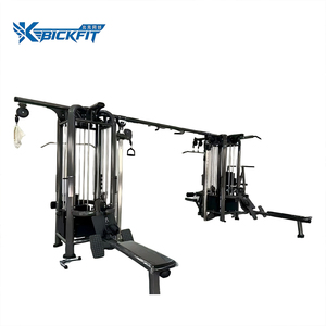 Bickfit Machine de <span class=keywords><strong>musculation</strong></span> professionnelle de haute qualité, type Crossover à câbles 8 postes, avec double <span class=keywords><strong>poulie</strong></span> Multi Jungle, en acier - Product Image 1