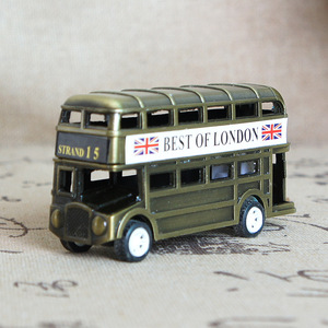 Tirelire en métal vintage en forme de cabine téléphonique de Londres, décoration vintage, tirelire créative en forme de bus pour enfants - Product Image 6