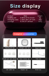 Audífono Mini Recargable Digital BTE OTC de Melosound, Producto para el Oído y la Audición, Directo de Fábrica - Product Image 3