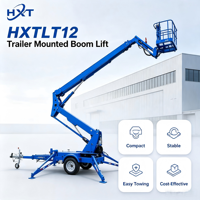 HX Meilleures ventes Nacelle élévatrice télescopique hydraulique araignée remorquable avec nacelle rotative