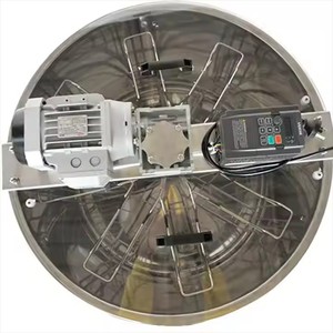 <b>Brad</b> Semi-Automatic Stainless Steel 12-Frame Centrifugal Honey Extractor with 230V/110V Compatibility and 1 Year Warranty - Product Image 2
