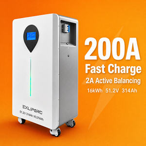 ระบบสำรองไฟ 16 กิโลวัตต์ชั่วโมง LiFePO4 51.2V 314Ah เซลล์แบบ Blade เกรด EV พร้อมระบบปรับสมดุลอัตโนมัติ 2A รองรับ RS485 CAN BMS - Product Image 1