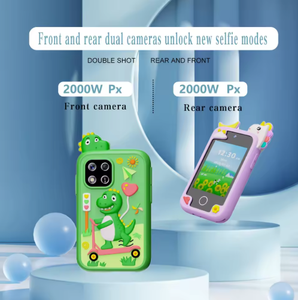 Dispositivo di Intrattenimento per Bambini, Fotocamera Giocattolo con Doppia Lente e Video 1080P |   Giochi <span class=keywords><strong>Educativi</strong></span> e Lettore MP3 - Product Image 2