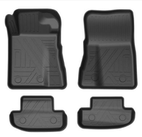 Ensemble de tapis de sol de voiture de luxe Litop TPE, imperméable et résistant à la neige, épaisseur 3,5 mm, garantie 1 an, ensemble complet pour Mustang 2015-2020
