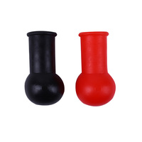 Funda Aislante para Terminales de Batería de Coche CQ CQ022, Protector de Cable de Batería Automotriz Tipo Tubo, Cubierta para Polo Positivo y Negativo