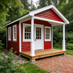 Abri <span class=keywords><strong>de</strong></span> jardin, Cabane en bois, Maisons préfabriquées, Bâtiments <span class=keywords><strong>de</strong></span> jardin, Mini-maison - Product Image 1
