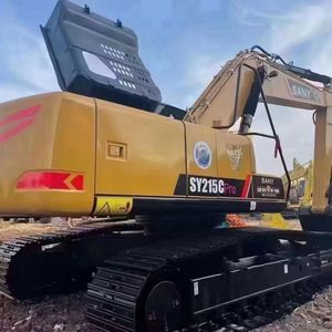 รถขุดตีนตะขาบ SANY SY215C มือสอง ได้รับการรับรองมาตรฐาน CE ปี 2022 รถขุดขนาดเล็ก 21500 กก. 0-2000 ชั่วโมง ใช้ในงานอุตสาหกรรมและก่อสร้าง - Product Image 1