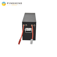 Batterie lithium-ion LiFePO4 PINSHENG 60AH 72V, pack de batteries pour scooter électrique, moteur double 5000W 3000W 2000W, chargeur EV AGV RV, modèle PE7260