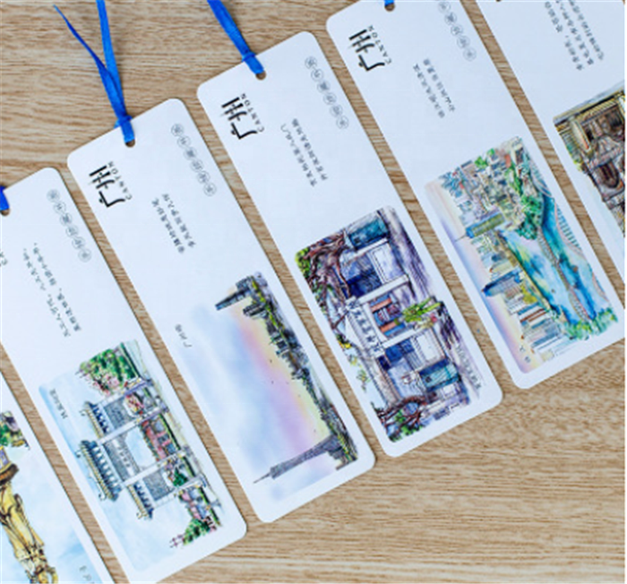 Маленький минимальный заказ, бумажная закладка для студентов, канцелярские принадлежности с принтом на заказ