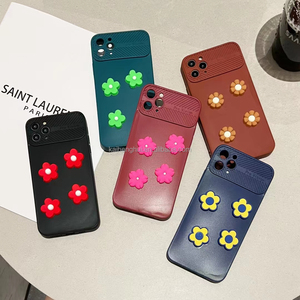 Coque en silicone souple pour iphone 11 12 13 pro max 3D, motif fleur, bonbons, bricolage - Product Image 1