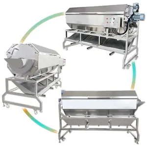 CE-zertifizierte automatische kontinuierliche Schrauben bürsten walze Waschen Schälen Kartoffel schälmaschine für Pommes Frites und Kartoffel chips