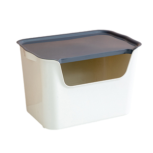 Icen XH01 Wholesale Makeup Storage <b>Bin</b> Box Stackable Visual Organizer with <b>Lid</b> PP Injection Technique for Organizing Your Makeup - Product Image 6