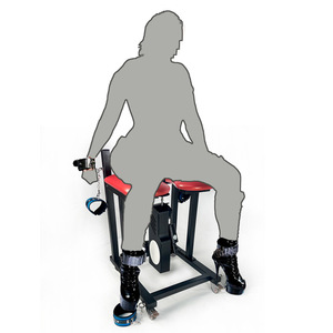 HM Bondage Restricción Control remoto Vibradores automáticos Silla de amor erótica Máquina sexual para hombres Mujeres Muebles sexuales - Product Image 1