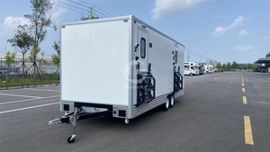 Remolque de Baño Móvil Cuadrado Blanco de Lujo Moderno de Alta Calidad, Personalizado, Portátil para Exteriores, Ecológico - Product Image 5