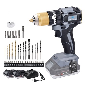 RONGPENG RL70 Taladro Percutor Inalámbrico Eléctrico de Grado Industrial de 20V, Herramientas Eléctricas a Batería, Taladro Percutor de Impacto de 2 Velocidades - Product Image 1