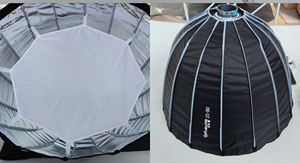 Boîte à lumière parabolique à bouche profonde de 90 cm Baorong pour éclairage vidéo, flash, lampe stroboscopique, boîtes à lumière photo - Product Image 6