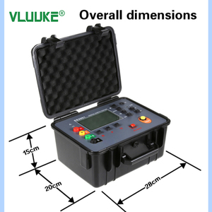 VLUUKE ES3001 Sinus-Ausgangs <span class=keywords><strong>tester</strong></span> Nur digitaler Boden widerstand Boden widerstands <span class=keywords><strong>tester</strong></span> 5-Zoll-Touchscreen 0,2 Genauigkeit - Product Image 6