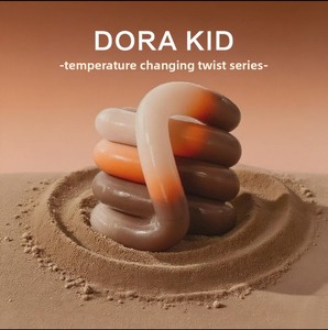 Jouet amusant et anti-stress en plastique pour enfants, changeant de couleur selon la température, à torsion infinie, vente transfrontalière Yqxc - Product Image 6