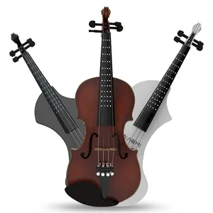 NAOMI Original Design Smart Violin Intelligent Fiddle LED Fingerboard Bluetooth Acoustic Electric Violin Software OEM