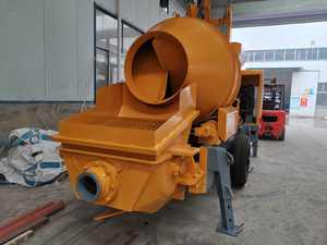 MINLE, заводская цена, высокая эффективность, JBT20, портативный дизельный бетононасос и Бетономешалка для продажи - Product Image 5