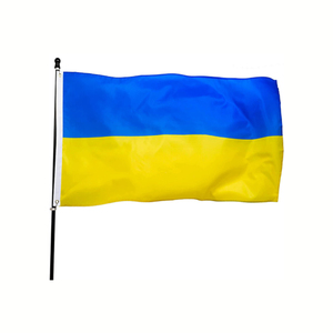 <span class=keywords><strong>Bandera</strong></span> <span class=keywords><strong>de</strong></span> Ucrania (Ukr) Azul y Amarilla <span class=keywords><strong>de</strong></span> Poliéster 100% al por Mayor, 3x5, en Stock - Product Image 4