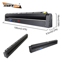Laser DJ 8 Yeux, Barre Laser Rouge Scénique, Tête Mobile à Faisceau Laser pour Boîte de Nuit