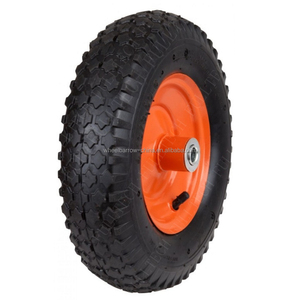 New Market Pneumatic Wheel Inflated <strong>Tyre</strong> Tube Wheel with Metal Steel Rim Brouette De Roue Pneu for Market <strong>Wheelbarrow</strong> - Product Image 6
