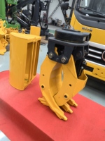 Grappin hydraulique en acier haute résistance pour grue, pour bois et pierres