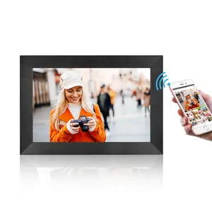 Moldura digital de flash usb mais popular, moldura de 10 polegadas para vídeo de reprodução, imagem digital