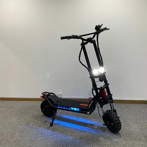 e di Scooter Pieghevole 2 ruote Scooter Elettrico con 60 V 2400W Luce Peso Elettrico Pieghevole Calcio elettrico Passe