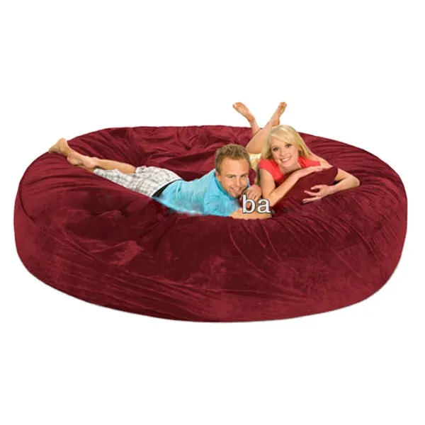 circular 8ft huge giant bean bag chair sofa for adults