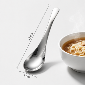 Gold Plated Stainless Steel Tea Spoons Mirror Finish Long Handle Minimalist Design Dishwasher Safe Party Utensils - Product Image 2