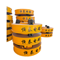 HNHT Magnet Sisa Besi Bundar 2 Ton DC 220V untuk Besi Cor dan Baja Daur Ulang