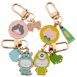 <strong>Custom</strong> Personalized <strong>Funny</strong> Cute Metal Key Chains Pendant Cartoon Character Anime Hello Dog Cat Pet <strong>Small</strong> Trinkets Metal <strong>Keychain</strong> - Product Image 3