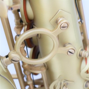 Saxophone alto en la bémol en laiton, embouchure réglable pour une stabilité sonore optimale, pour instrument à vent, étui pour adulte - Product Image 3
