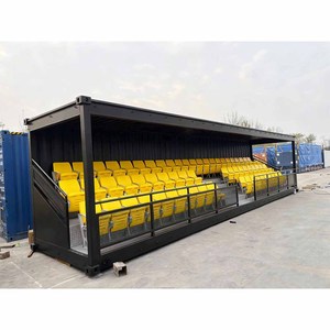 Tribuna per Spettatori Sportivi 40HC in Container Marittimo, Stand Modulare per Stadio di Calcio in Vendita nel Regno Unito - Product Image 4